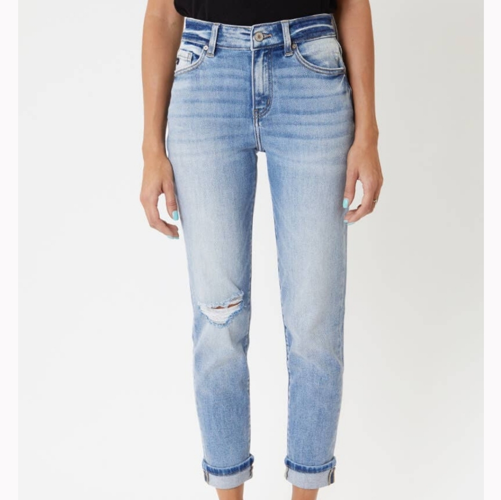 Kancan high rise donna mom jean